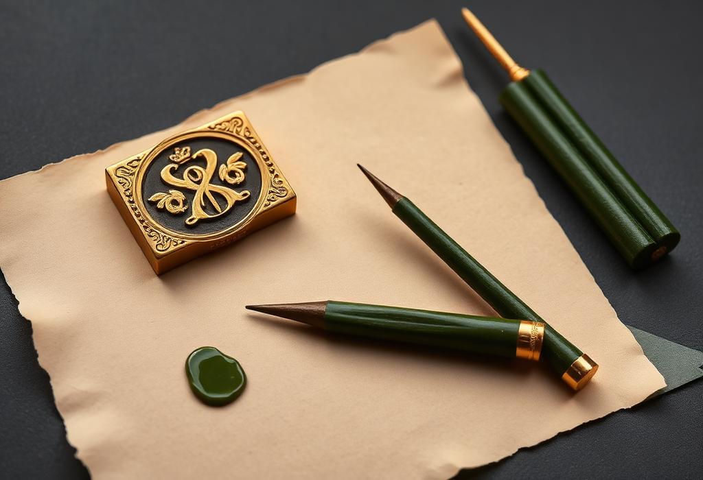 Detalle de invitación y papelería de evento